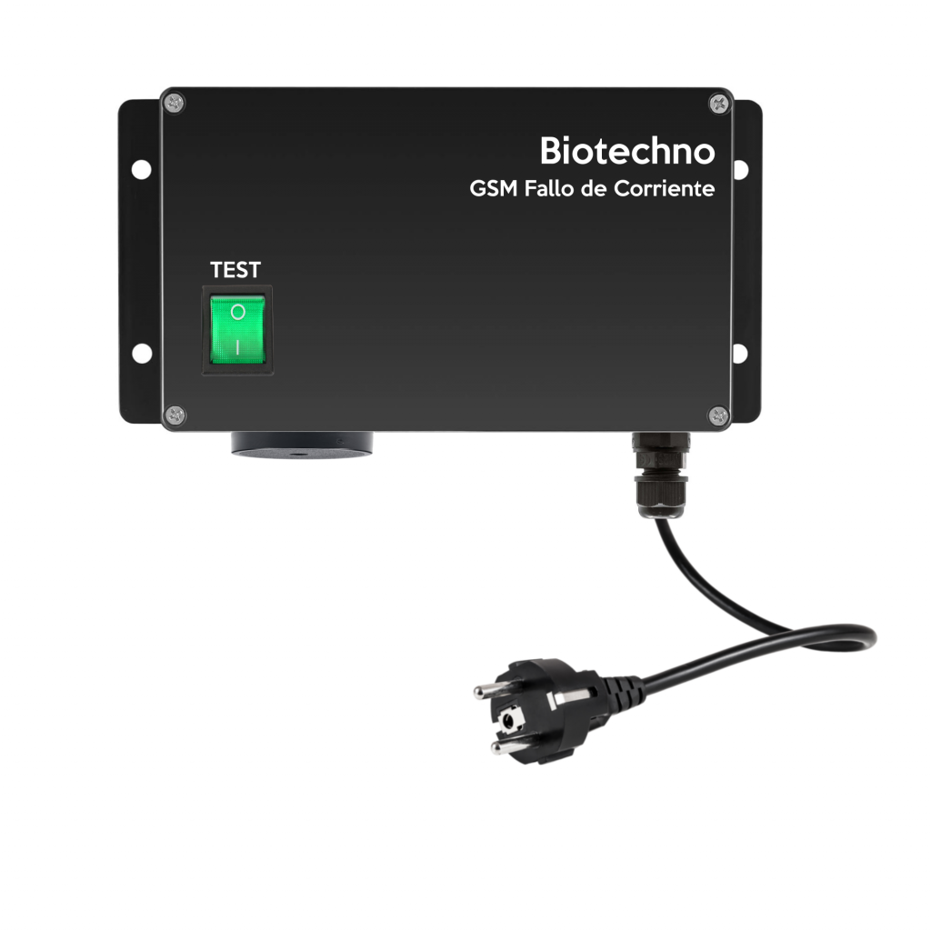 Avisador de fallo de corriente Biotechno con antena y batería recargable